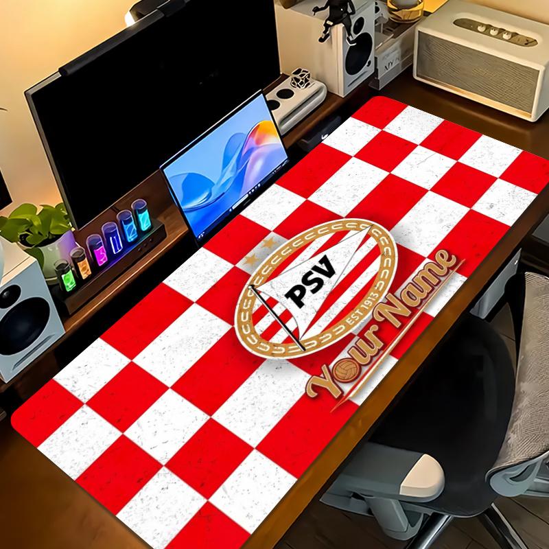 Psv Eindhoven Name Custom Name Large Size Mouse Pad Gaming Table Cushion Nonslip Laptop Tablet Big XXL Mat Mini PC Playmat With Lock edge