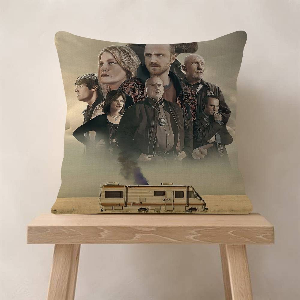 TV Series HD Breaking Bad 4545cm Cushion Cover Pillow Cover Decor Pillowcase Home Pillowcase For Couch Pillow