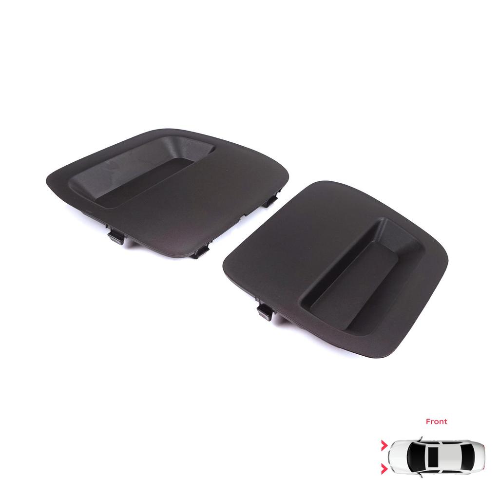 ESP1195 Front Bumper Tow Bar Hook Eye Cover Set Black for Renault Dacia Duster MK2 HM 2017-2023 511804555R