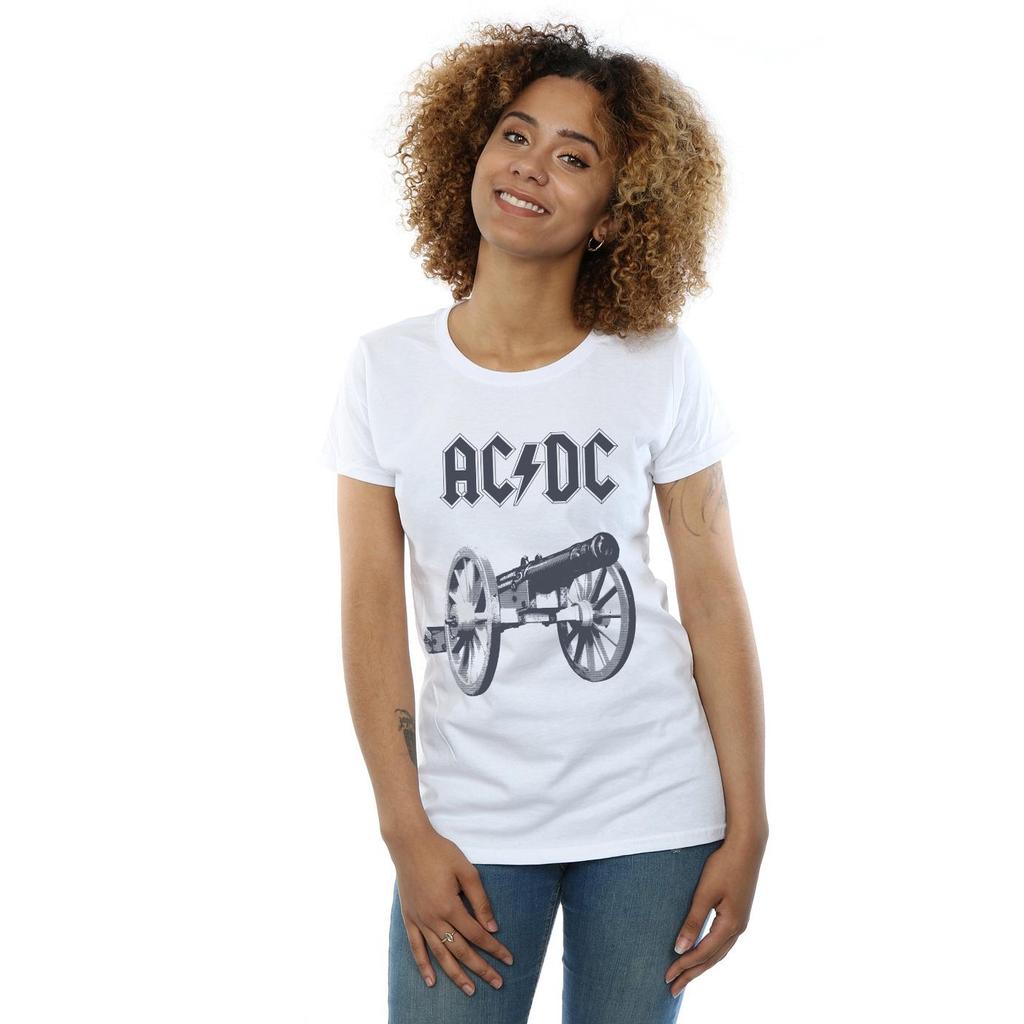 AC/DC Womens/Ladies For Those About To Rock Cotton T-Shirt