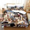 New Kanokon Bedding Set Single Twin Full Queen King Size Bed Set Adult Kid Bedroom Duvet Cover Sets 3D Print Anime Bed Sheet Set