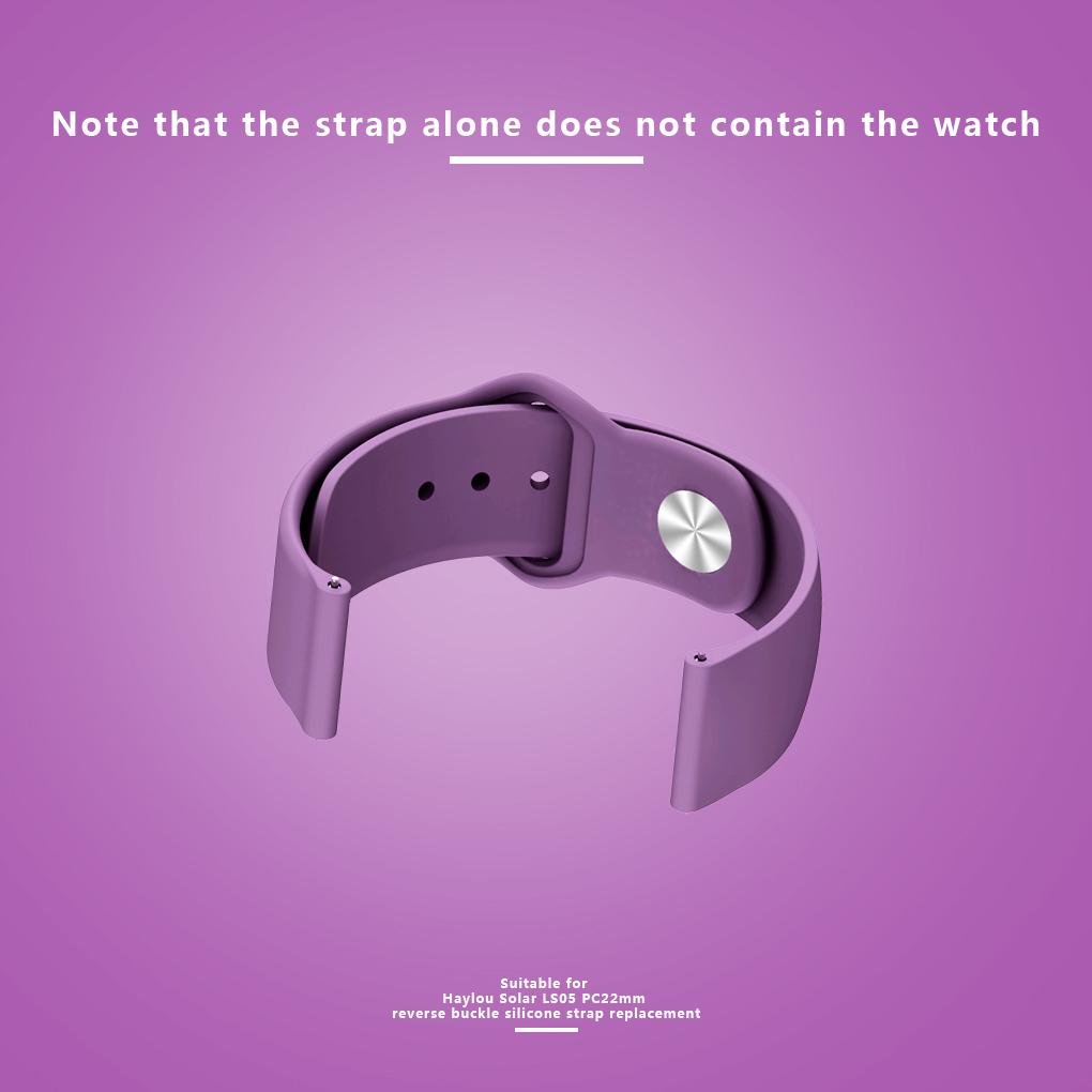 Электрические наручные часы Силиконовый ремешок Регулируемый мягкий ремешок с пряжкой для solar LS05