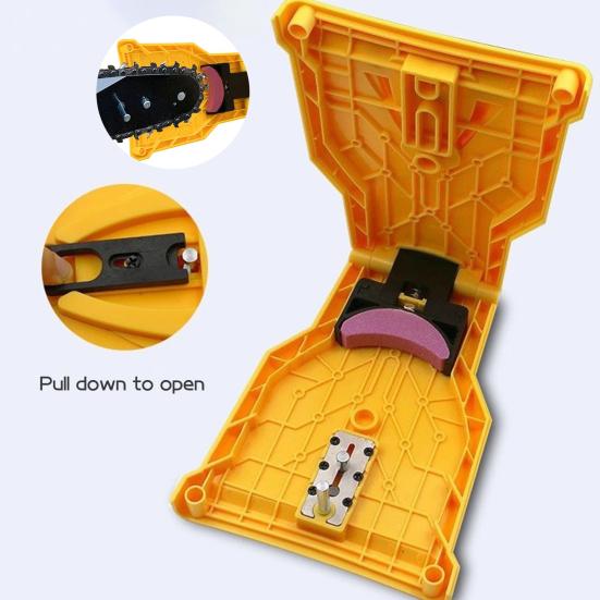 4 шт. точилка для цепей бензопил, портативная точилка для цепей, универсальная заточка для 14/16/18/20-дюймовых лезвий цепных пил, быстрая заточка