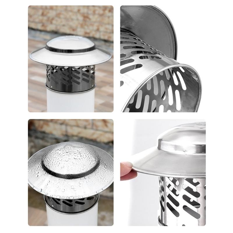 Practical Round Stainless Steel Chimney Rain Hat Convenient for Home Use and Maintenance Easy Installion Designs