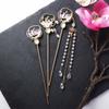 Elegant Sweet Women Tassel Hair Stick Ancient Hair Stick Headdress Chinese Style Hair Fork