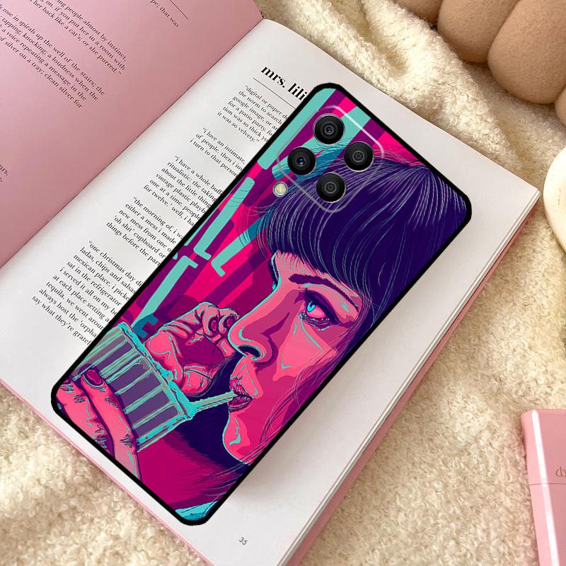 Чехол для телефона Samsung Galaxy M11 M12 M13 M14 M15 M06 M16 M36 M56 M31 M53 M32 M52 M35 M55 M34 M54 с изображением из фильма Криминальное чтиво