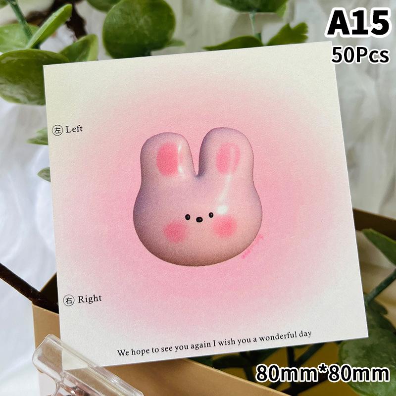 50 шт. Картонные карточки для накладных ногтей 6,5X6,5 см 8X8 см, мультяшный узор, дисплей для нейл-арта, фотореквизит, карточка, типсы для накладных ногтей, маникюр