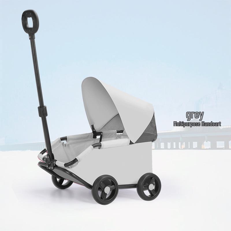 Foldable Pet Stroller for Dogs and Cats - Cross-Border Export