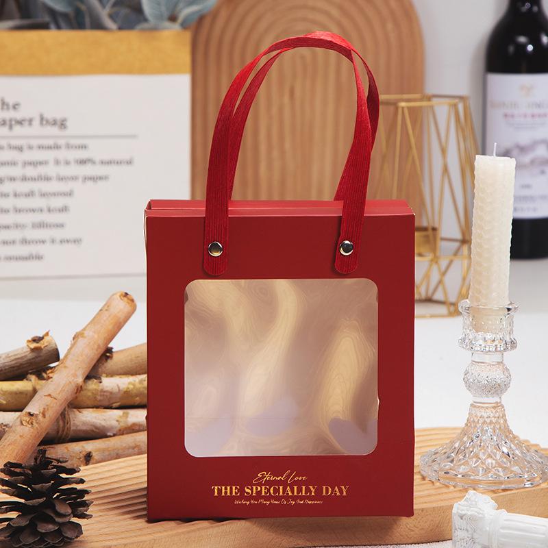 Elegant Transparent Souvenir Gift Bag: Light Luxury for Lipstick & Small Birthday Gifts
