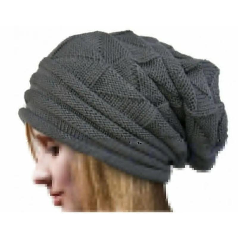 Knitted Baggy Beanie Oversized Winter Hat Ski Slouchy Cap Beanies Women Men Winter Wool Warm Cap Beanies Unisex