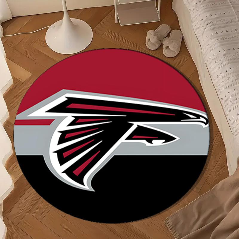 Falcons Logo Round mat, Anti-slip Circle Carpet Chair rug For livingroom,Bedroom, doormat home decor Gift Christmas Gifts