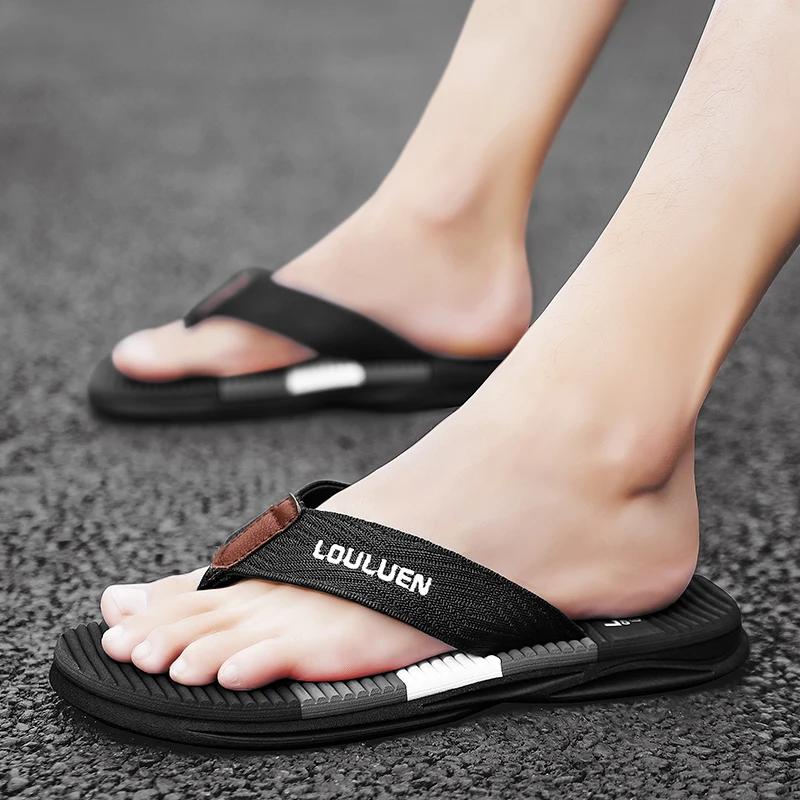 Летние легкие мужские шлепанцы мужские пляжные тапочки домашние шлепанцы Chanclas De Hombre Playa домашние шлепанцы цветные шлепанцы соответствующие мокасины