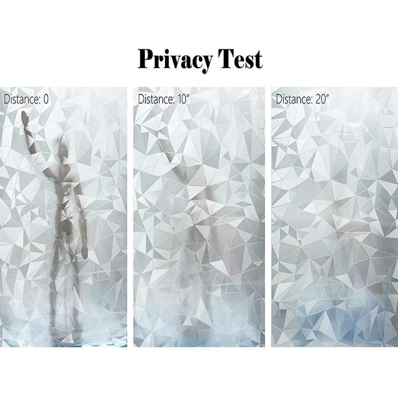 Пленка для защиты окон 3D без клея, статическая пленка для окон, защитная наклейка на стекло для ванной комнаты, офиса, кухни, окна