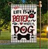 Pawfect Companion Double-Sided Garden Ag, 12x18" Gr8 Gift, High Quality Burlap ZZO EEZ