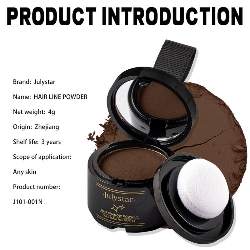 Волшебная пушистая пудра для волос, тени для волос, корректор для корней, серое покрытие, унисекс, четыре доступных цвета
