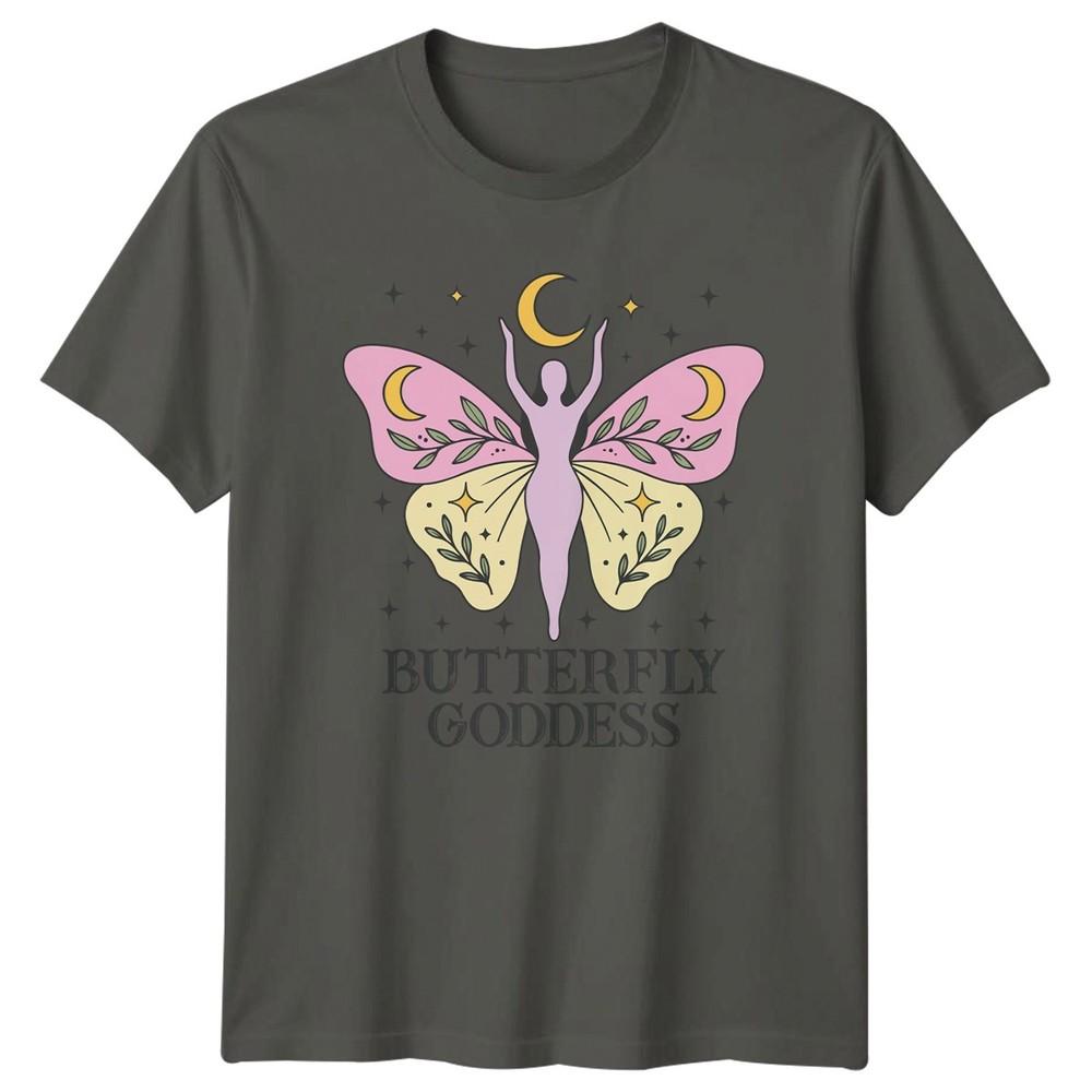 Butterfly Goddess Unisexs TShirt Celestial Bohemian Birthday Gift For Her