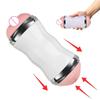 Male Masturbation Cup Real Vagina and Mouth Realistic Self Heating Automatic Masturbator Suction Cup Vagina Vibrator Sex Toys