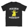 Мужские футболки Duck Pew Pew Madafakas Винтажные футболки из чистого хлопка Футболки с коротким рукавом Футболки с круглым вырезом Одежда Большой размер