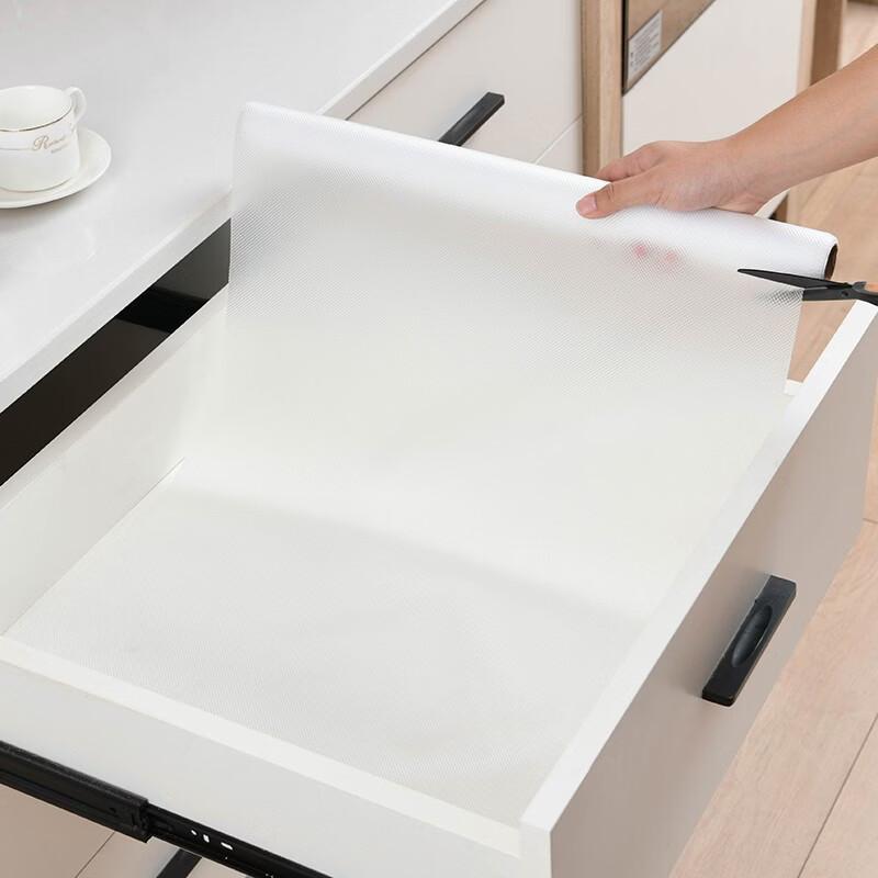 Kitchen Cabinet Liner, Drawer Pad, Waterproof, Moisture-Proof, Oil-Resistant Sticker, Wardrobe And Shoe Cabinet Dustproof Mat, Transparent, 45*150cm