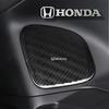 AQW1 2/4pcs New Car Audio Decorate 3D Aluminum Badge Emblem Sticker For Honda Civic Fit Jazz Accord CRV HRV City Odyssey Passport