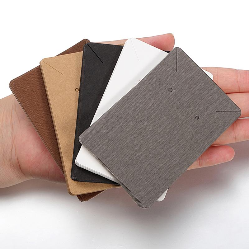 50pcs Earrings Necklaces Display Cards for Jewelry Box Packaging Cardboard Hang Tag Card Ear Studs Paper Card Jewelry DIY