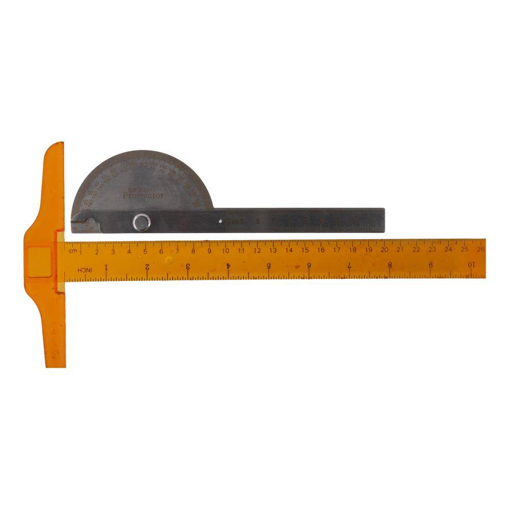 Two Arm Angle Finder 0-180 Degrees Protractor Angle Finder Measure Tool Protractors Work