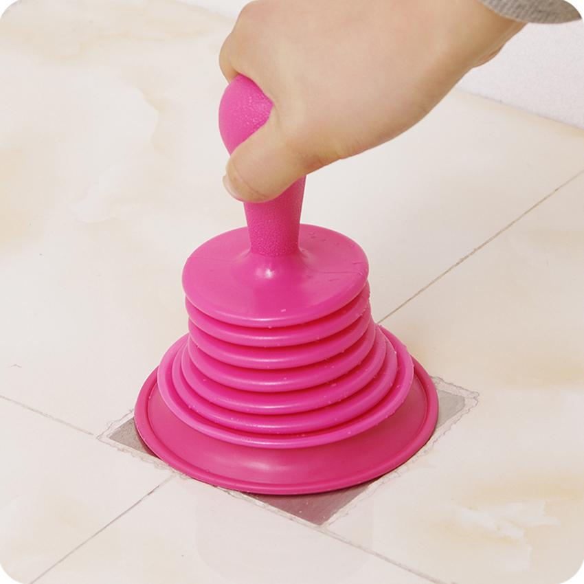 Powerful Drain Cleaner & Plunger - Unclog Sink, Bathroom, Toilet - Heavy-Duty Pipe Snake & Squeeze Plunger for Fast Drain Cleaning