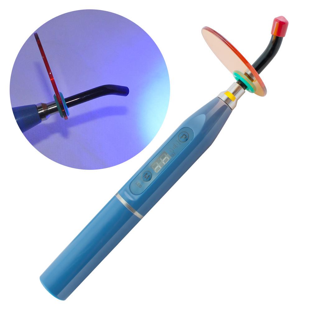 Стоматологическая 5W беспроводная беспроводная светодиодная стоматологическая лампа для лечения зубов 1500 МВт серебристого цвета