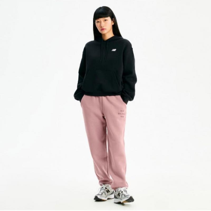 New Balance Худи Kqj Nbn0e2S102 19 Женское худи с маленьким логотипом Свободный крой