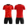 Men Women Kids Quick Dry Soccer Jersey Set Training Match Uniform Narrow Shoulder Sportswear