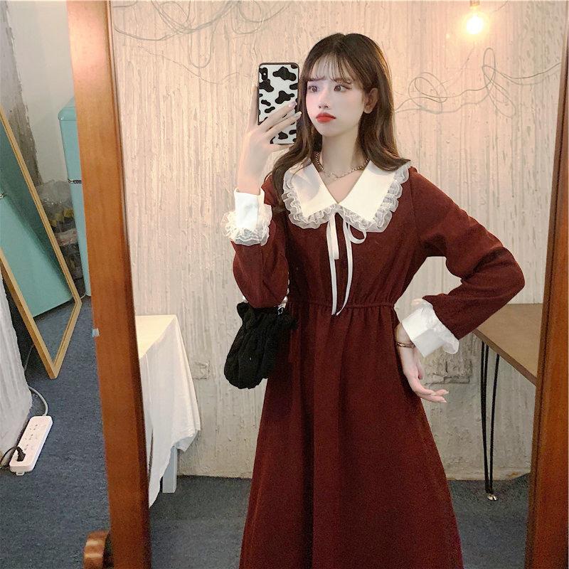 Fashion Elegant Women's Clothes Red Dress for Women In Spring and Autumn