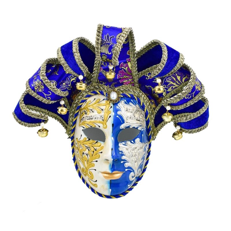 Маскарадная Маска Костюмная Маска Винтажная Венецианская Маска Шута Карнавальная Маска для Косплея Маска для Хэллоуина Вечеринки для Женщин Мужчин