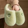 Хлопковые тапочки осень-зима 2025 новые домашние комнатные нескользящие бытовые парные шерстяные тапочки