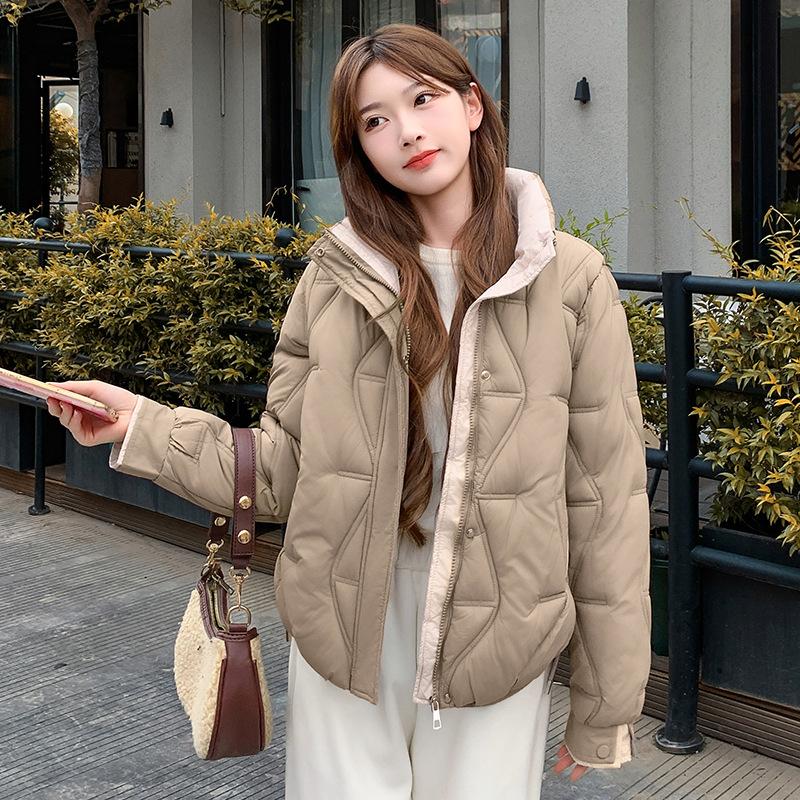 Женская зимняя куртка Женская короткая утепленная зимняя хлопковая куртка от холода