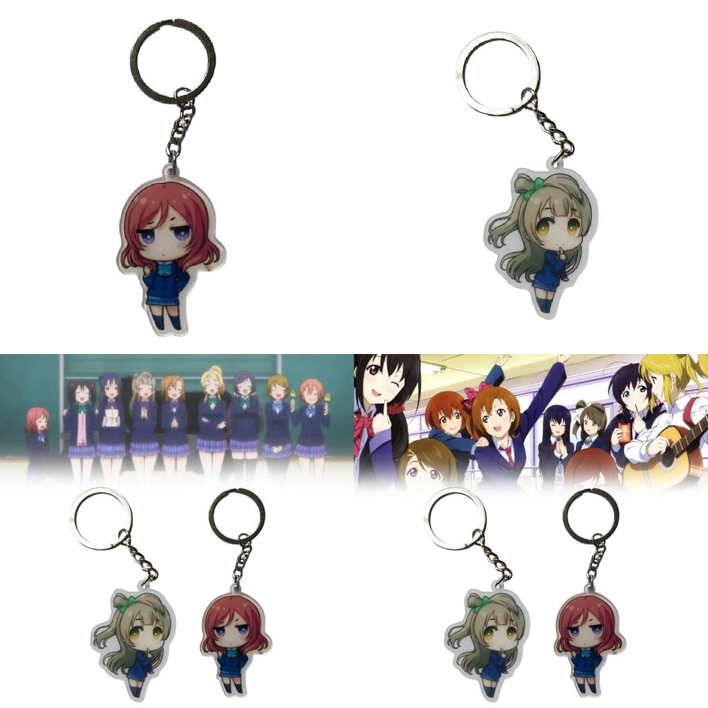 Брелок Love Live School Idol Project с креативным мультяшным брелоком для фанатов и в подарок