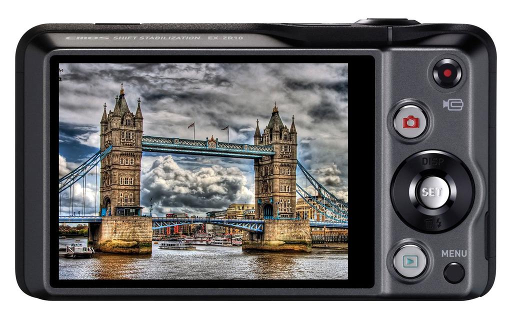 Цифровая камера CASIO EXILIM миллионов пикселей 7-кратный оптический зум 12.1 EX-ZR10BK