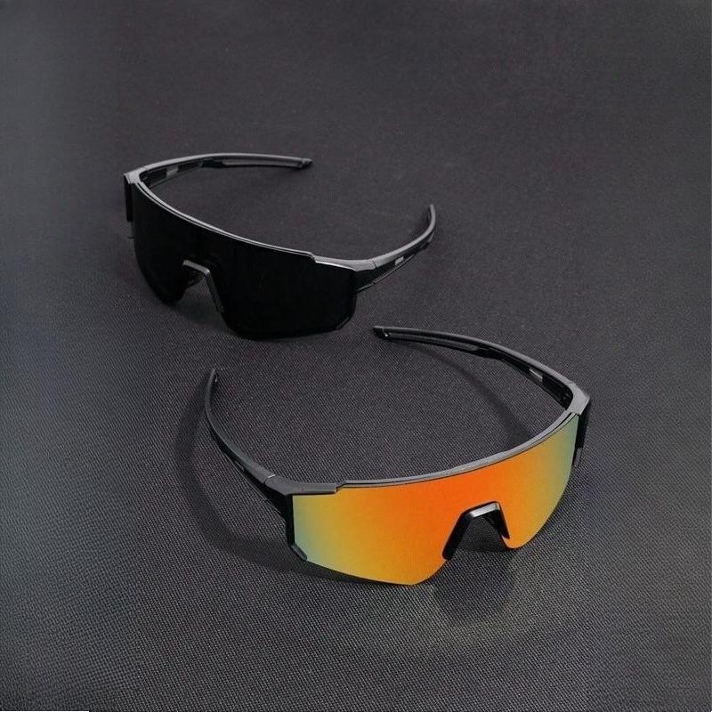 2PCS Unisex Sports Shield Glasses Men's and Women's Gifts Fashionable Glasses Outdoor Sports Cycling Gifts for Women