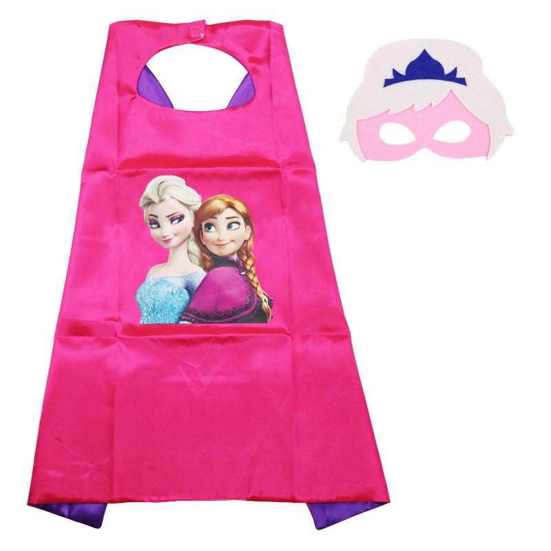 Turtle Superhero Ninja Cape Cloak Eye Mask Kid Halloween Cosplay Costume Party