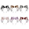 Plush Cat Ear Headband Simulation Hairband Cute Cosplay Headwear Women Girls