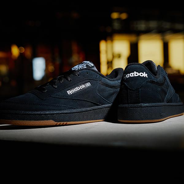 Reebok Club C 85 Замшевые Унисекс Черные 100074449
