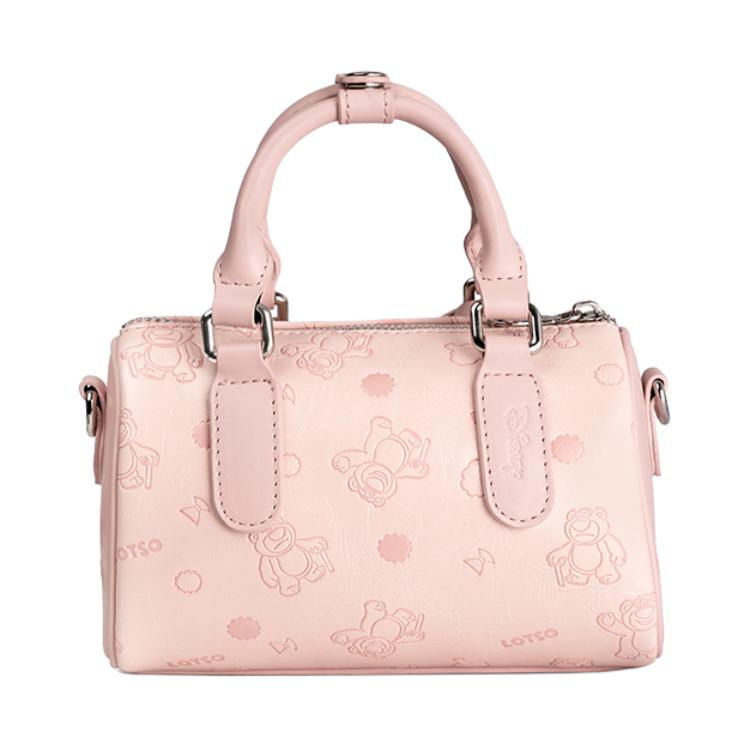 New Disney Synthetic Leather Boston Bag, Shoulder Bag, Handbag Women's Pink BMK-72613