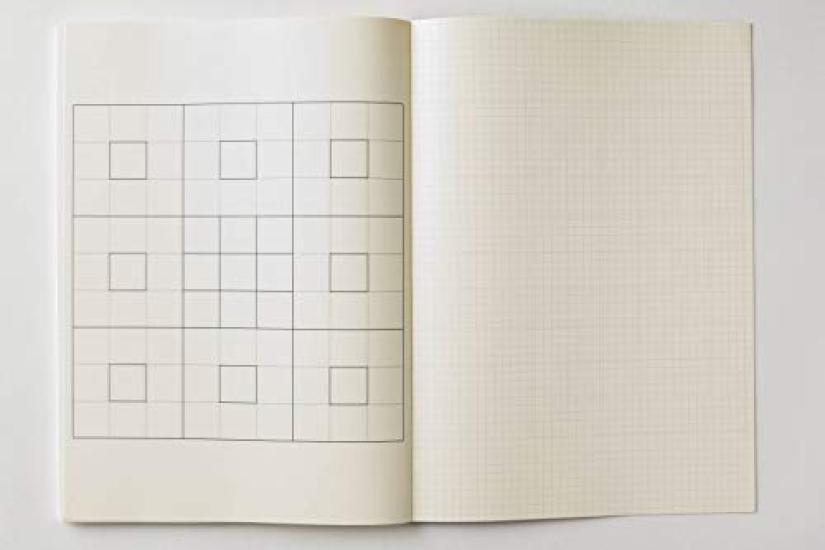 Блокнот для заметок Matsumoto Paper M9notes Мандала формата А4 160 страниц 9 квадратов