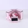 1PC Double Door Rose Gift Box Romantic Gift Packaging Box Valentine's Day Soap Flower Jewelry Packaging Box Empty Box