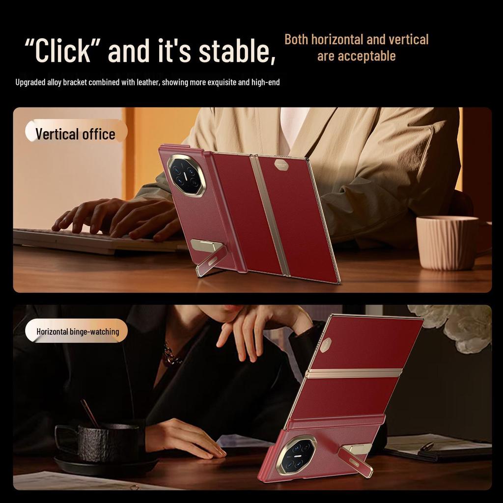 Универсальный кронштейн T2: Роскошный деловой чехол с полной защитой для телефона Huawei MateXT