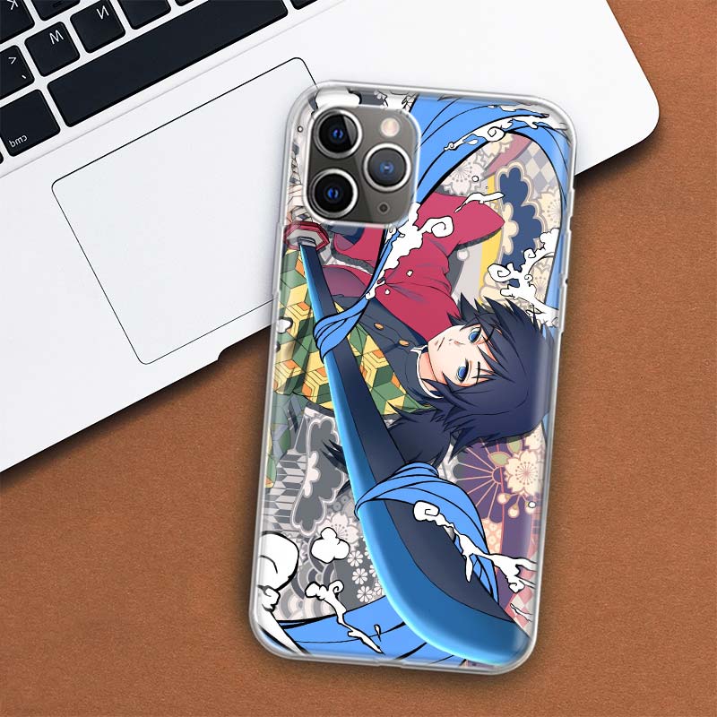 Чехол для телефона Kimetsu No Yaiba Demon Slayer для Apple iPhone 11 12 13 14 Pro 7 XR X XS Max 6 6S 8 Plus + Mini 5 SE с принтом, мягкий чехол