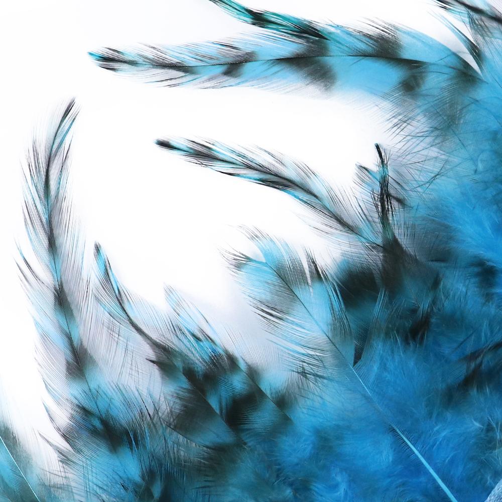 Перья1Метр Окрашенные Петушиные Куриные Перья Отделка 4-6 дюймов Натуральные Перья Фазана для Бахромы Ленты Рукоделия DIY Шитья Одежды Платья Декор