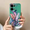 Для Oppo Reno13 Pro 12F Realme C75 Realme 14 Pro Plus F27 A3 NFC A40 A40m A60 чехол с милой пандой-лягушкой мягкий жидкий силиконовый противоскользящий чехол для Oppo Shell