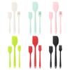 Набор из 3 предметов: силиконовая лопатка со встроенной точкой, кисточка для масла, скребок для торта, инструмент для выпечки