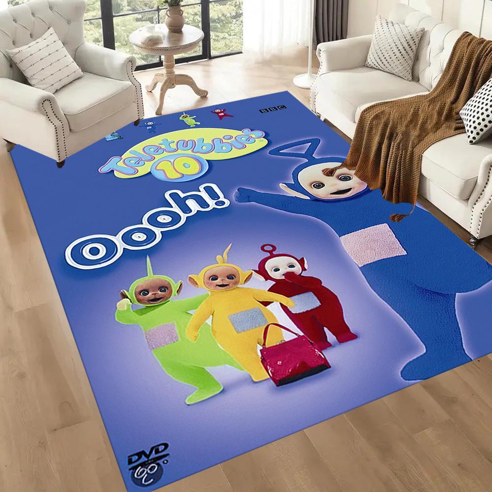 Teletubbies Friends Sun Square rugs are a great choice for living rooms, bedrooms, home décor, and as gifts.