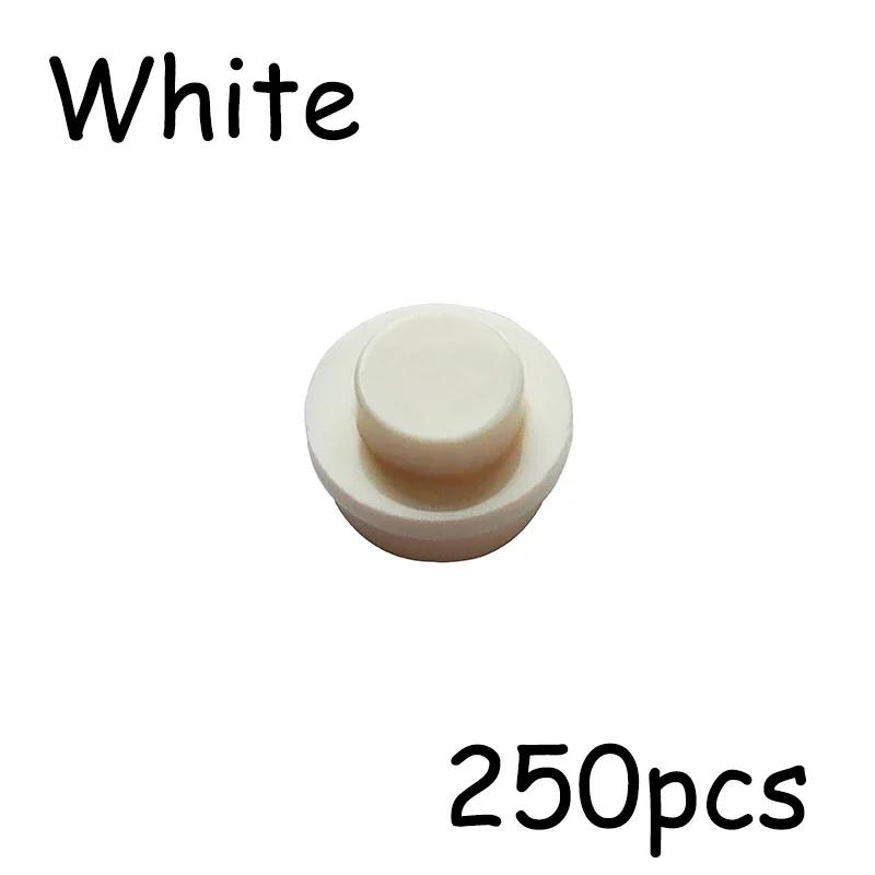 Non-Toxic 250Pcs 4073 6141 Plate Round 1X1 Dot Moc Assemble Particles Diy Building Blocks 1*1 Figures Lamp Bricks Educational Toy For Kids